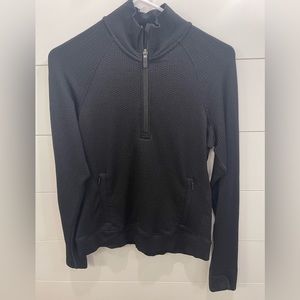 Lululemon 1/4 zip size 6 black